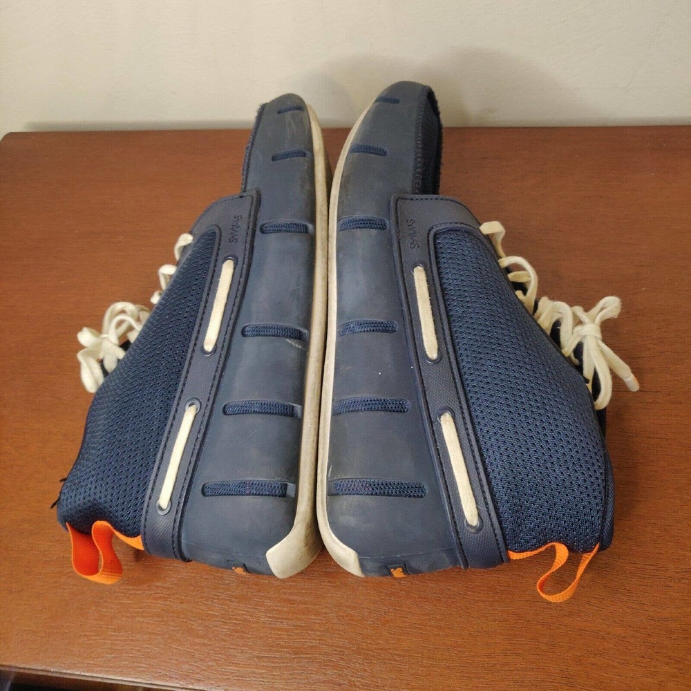 Swims Women's Water Shoes Navy Blue Lace-up Sneakers Size 7. - Picture 5 of 7